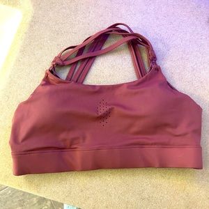 Sweat and milk nursing sports bra